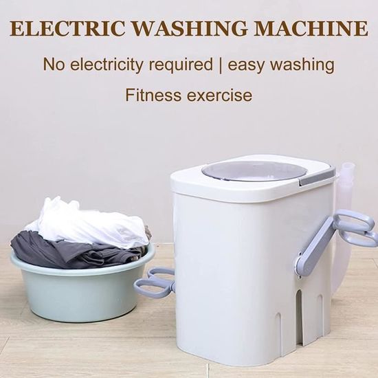 Machine à laver manuelle portative non électrique, essoreuse