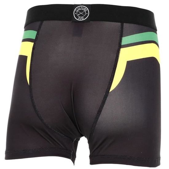 Sous v tement boxer Boks rugby noir Culture sud Noir Cdiscount