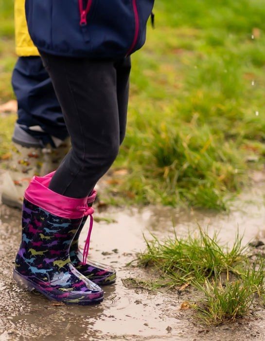 Bottes Enfant Bottes Aigle Enfant Beck Fille Sweethearts Botte De Pluie, Bleu Botte De Pluie Aigle