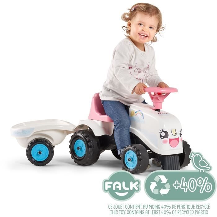 Falk Porteur et trotteur 2 en 1 tracteur Baby Claas 312S - Tracteurs et pelles Falk Porteur et trotteur 2 en 1 tracteur Baby Claas 312S - Tracteurs et pelles