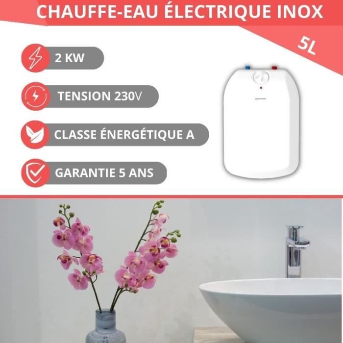 Chauffe eau électrique Inox sur évier 5L Cdiscount Bricolage — free download