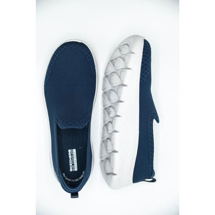 Baskets SKECHERS Go Walk Flex Femme Bleu Lacets Bleu