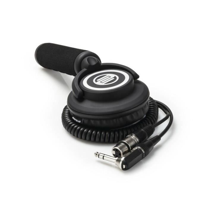 Zomo Casque Mono Oreille DJ HD 120 - Oreillette Pivotante Avec Câble Spiralé Et Accessoires