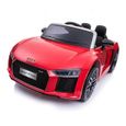 Voiture électrique pour enfant Audi R8 Spyder Rouge - Licence Audi - Batterie 12v et télécommande-2