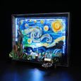 YEABRICKS LED Light pour Lego-21333 Ideas Vincent Van Gogh - The Starry Night Modele de Blocs de Construction (Ensemble Lego -2