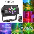 Holes - Laser Puissant Lumiere Éclairage De Scène Jeux De Lumières Dj Disco Laser Dj Rgb Led , Jeux Lumiere D-2