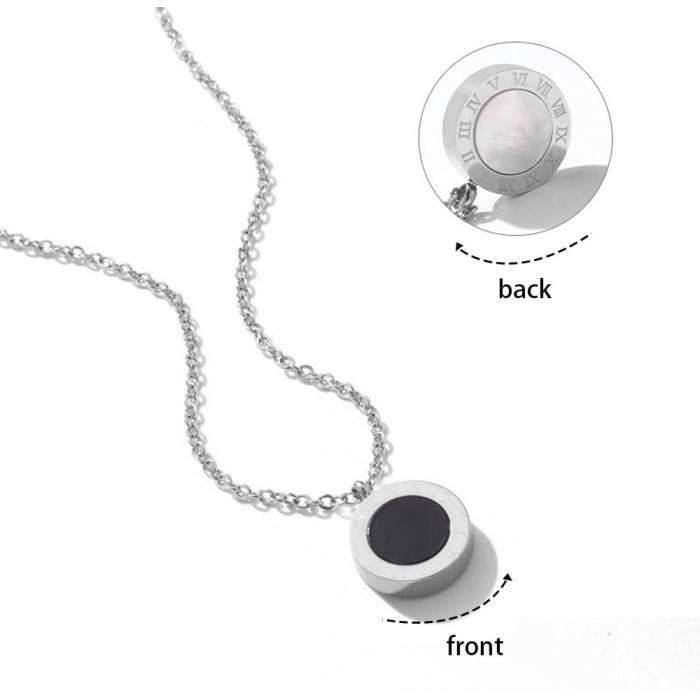 Parure Ensemble De Bijoux Femme Chiffres Romains Cercle Zircon Cubique Boucles D'oreilles Bracelet Collier Set Élégantes Plaqué Or Argent Parure