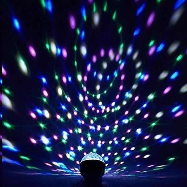 Jeu de Lumière - Projecteur LED Light 9 Couleurs Musique Bluetooth