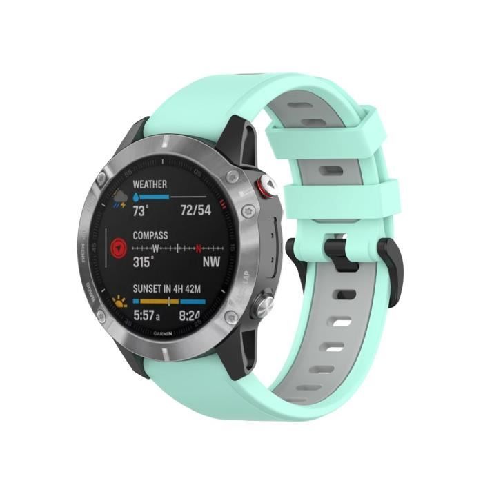 Bracelet Pour Montre Connect e Silicone Bi Couleur Bracelet Pour