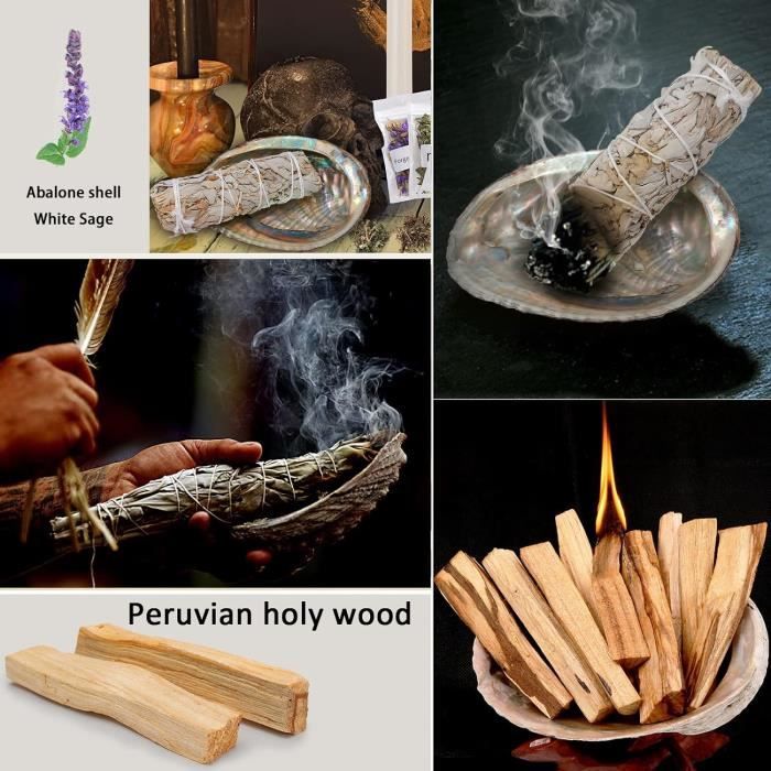 Sauge Blanche, À Sauge De 12Cm Et Batons Palo Santo, Encens — free download