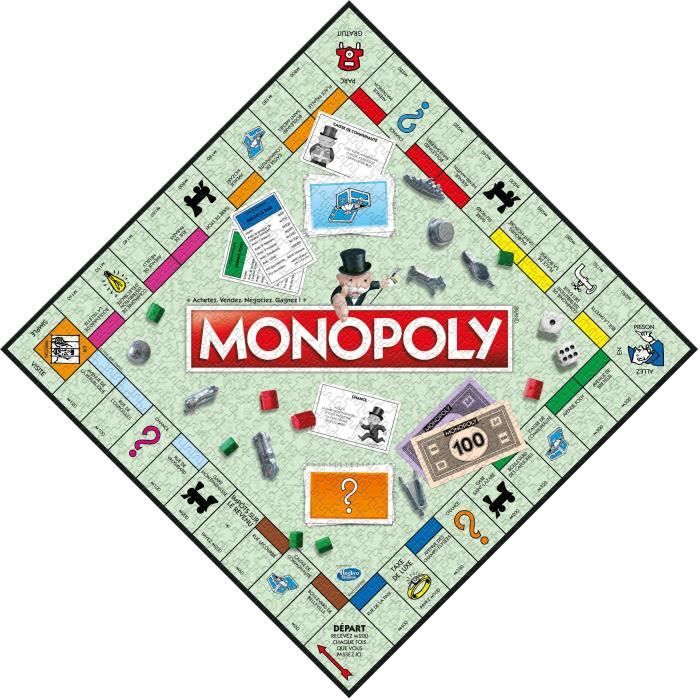 Puzzle Monopoly Classique Paris - WINNING MOVES - 1000 pièces -  Architecture et monument - Intérieur