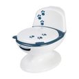 BEBECONFORT Mini toilette Panda, Pot avec bruit de chasse d'eau, Bleu-3