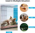 Coussin de cage pour chiens, adapté aux cages en pour chien,  lavable et antidérapant, tapis de niche pour chat, gris,118x74cm-3