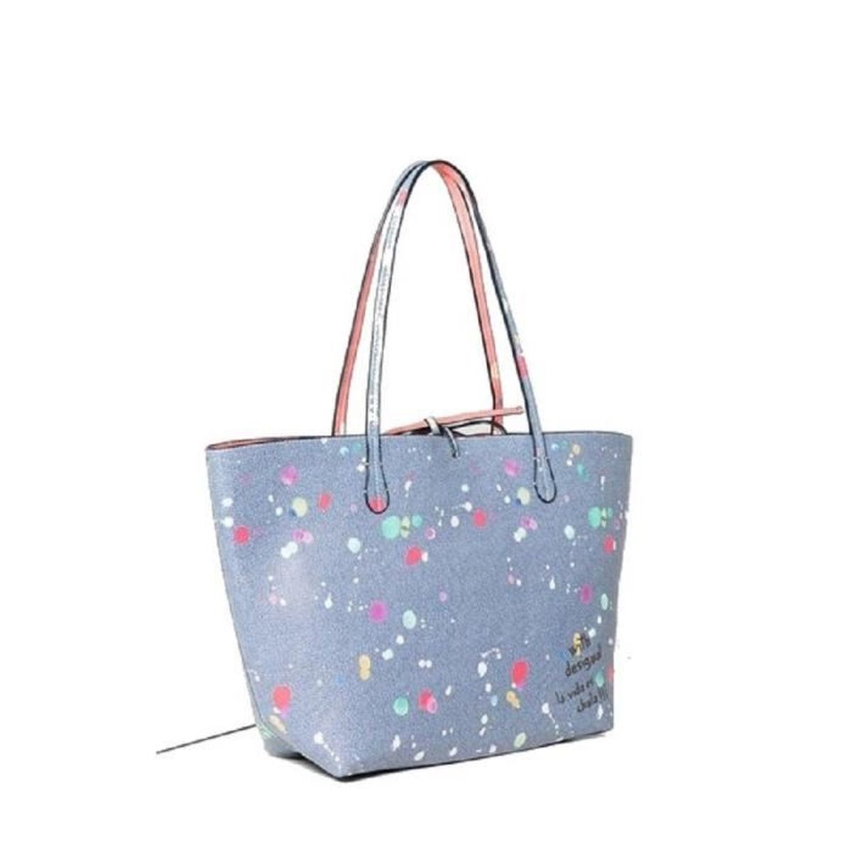 sac reversible desigual