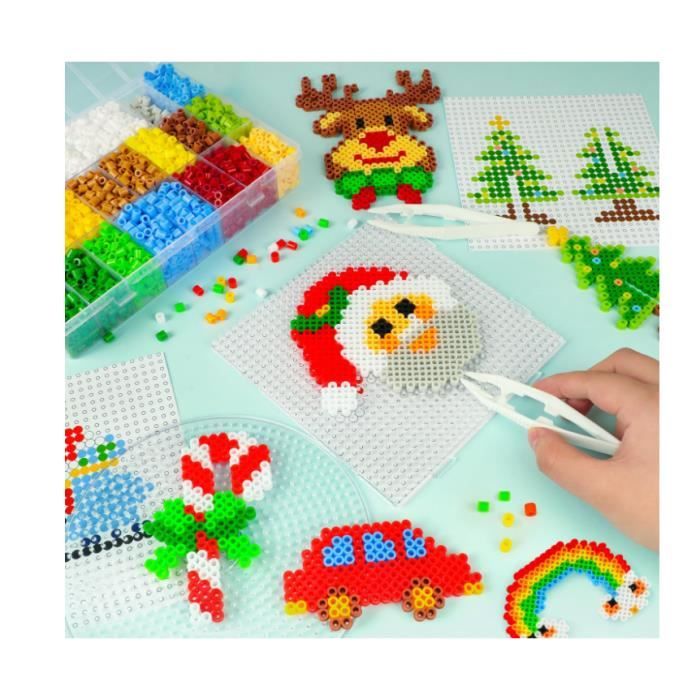 Kit De Perles à Repasser Pour Garçons Et Filles, 1200 Perles