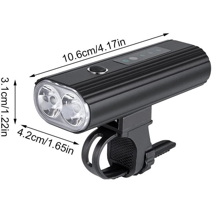Lumi re de Bicyclette clairage V lo Lampe VTT LED USB
