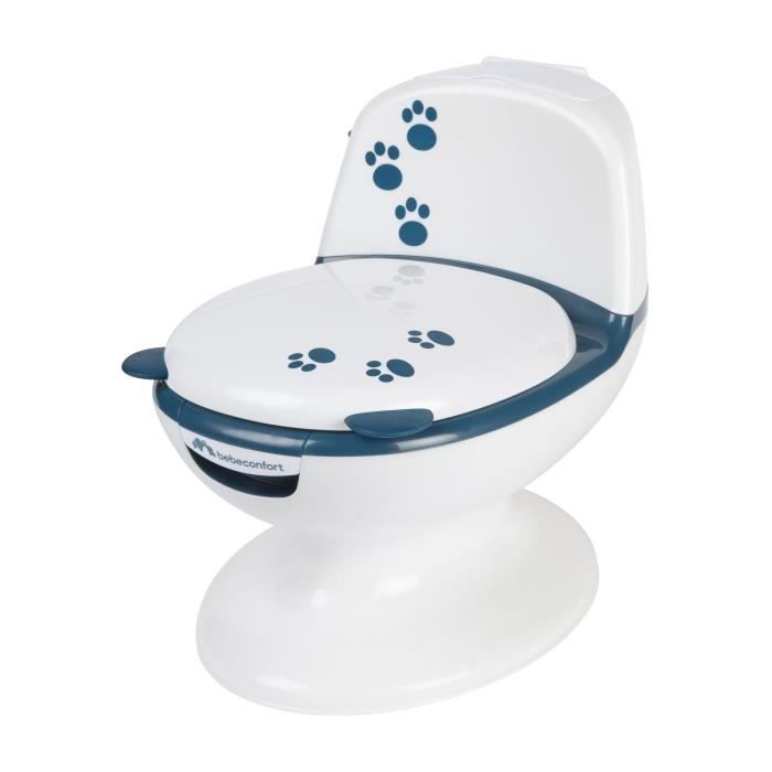 BEBECONFORT Mini toilette Panda, Pot avec bruit de chasse d'eau, Bleu -  Cdiscount Puériculture & Eveil bébé
