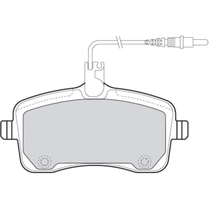 Plaquettes De Frein Avant Valeo First 301412 - Jeu De 4 Pièces Avec Accessoires - Haute Performance