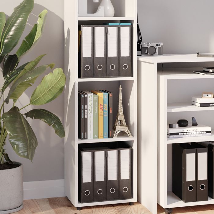 Étagère à Livres Vicco Sonoma - 4 Compartiments, MDF, Dimensions 142,9 X 36,2 X 33 Cm - Neuf Sous Emballage
