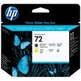 HP Tête d impression 72 Original - Noir mat et jaune - Capacité standard-0