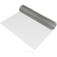 pro.tec 1x rouleau grillage métallique (mailles carrées)(1m x 25m)(galvanisé) grille soudée grillage volière grillage clôture-0