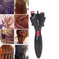 Cheveux Braider Twist  Electric Tools Machine à tricoter automatique Styler 360 degrés Rotary-0