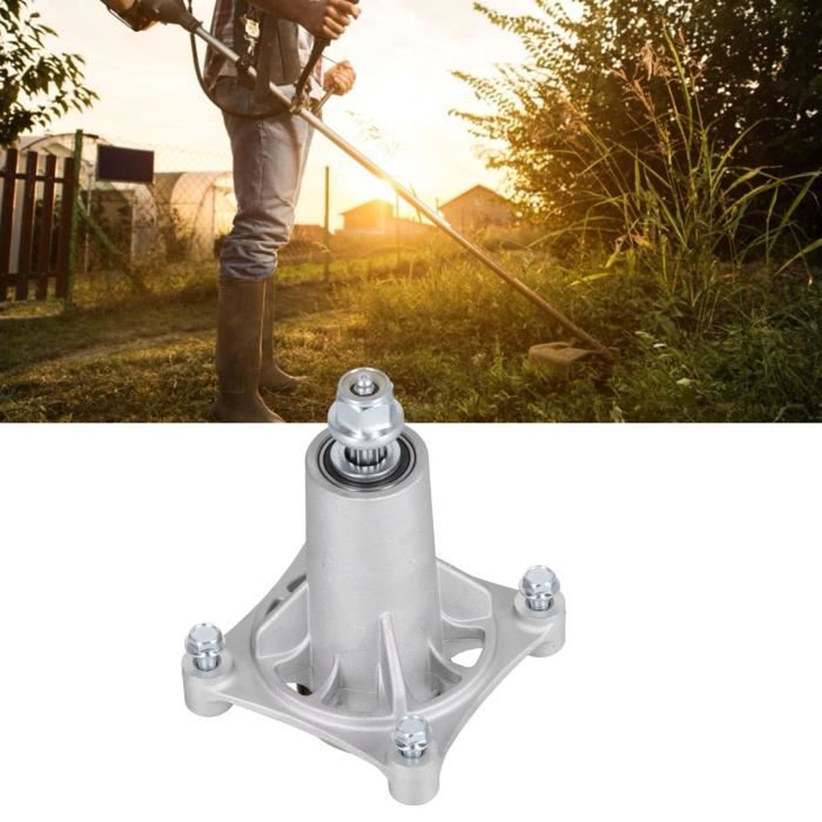 TIDTALEO Kit D'attelage De Remorque Robuste Pour Tondeuse à Gazon Avec