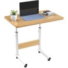 Table roulante de lit canapé réglable en hauteur 60x40cm beige - LDSZXNE