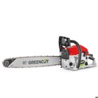 Tronçonneuse 68cc 3,9cv, moteur à essence 2 temps, épée de 22 pouces, nombre de dents 86, guidon ergonomique - Greencut GS680X