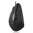 Souris Ergonomique Filaire pour Gaucher - PERIXX - PERIMICE-513L - 6 Boutons - Prévention du Syndrome RSI