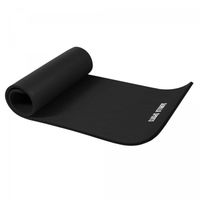 Tapis de yoga en mousse GORILLA SPORTS - 190x60x1.5cm - Noir