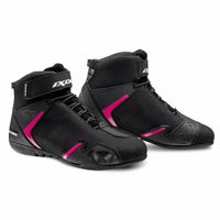 Chaussures moto femme Ixon gambler waterproof - noir/fushia - 37