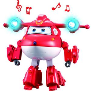 FIGURINE - PERSONNAGE Super Wings Super Charger Jett Transformable Delux