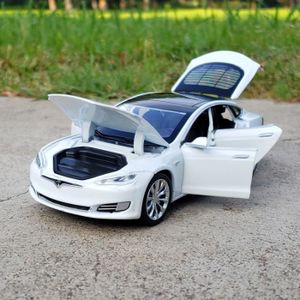 VOITURE - CAMION Modèles Blanc - Voiture Miniature Tesla Model X Mo