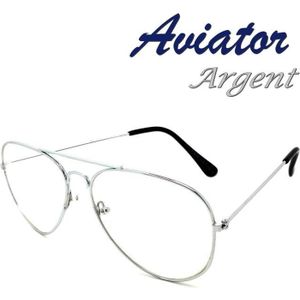 Lunette aviateur transparente 2025