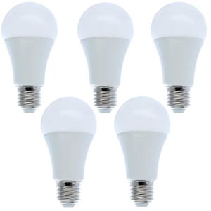 AMPOULE - LED 5 Ampoules LED E27 blanc froid 12W=100W