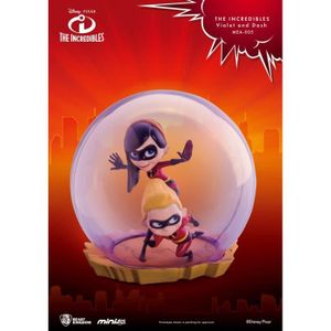 FIGURINE - PERSONNAGE Figurine Les Indestructibles - Beast Kingdom Toys - Mini Egg Attack Violet & Dash 8 cm