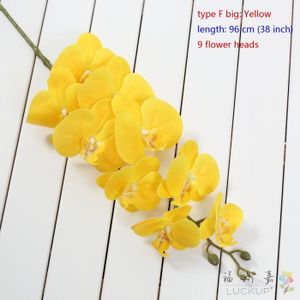 FLEUR ARTIFICIELLE F Big Yellow - Fleur Artificielle En Soie 1 Tige, 