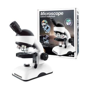 MICROSCOPE TRESORS- Microscope Enfant Jouet pour Enfants 1200x Grossissement Scientifique Coffret Microscope pour Kids lducation Prcoce