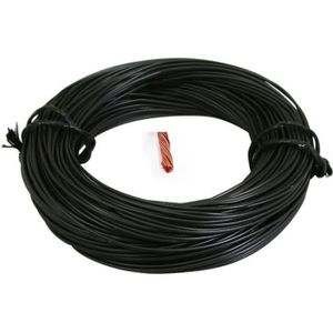 lot de 1,5 m fil câble électrique gainé tissu OR PLAT 2 brins 2 X 0,5 mm2 
