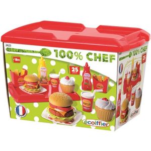 DINETTE - CUISINE ECOIFFIER CHEF Set Hamburger
