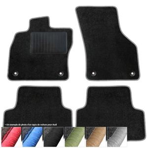 Tapis De Sol Caoutchouc Pour SKODA Octavia III (2012+) - Noir - Neuf Original Frogum