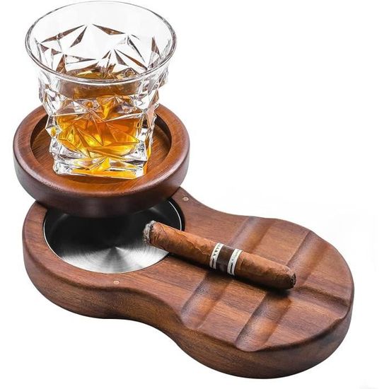 Germanus Cendrier en verre pour cigarette ou cigares, modèle