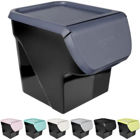 Vilde Boîte De Rangement | Récipient De Conservation Pour Légumes, Fruits, Oignons, Pommes De Terre, Ail | Avec Rabat | Convient à Un Usage