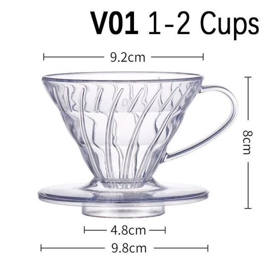 Filtre à Café En Tissu Réutilisable - Chaussette à Café Avec Poignée En Bois, Flanelle, Taille S Ou L