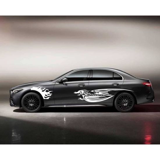 Samunshi Autocollant De Voiture - Motif Loup Sauvage - Pour Moto, Vélo