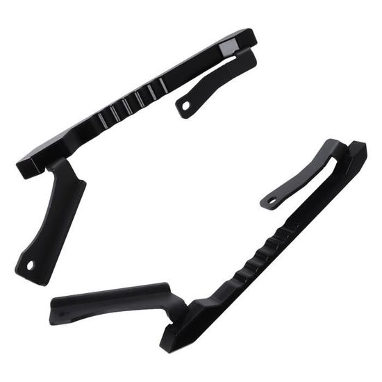 Accoudoir Passager Moto Pour Top Case - ABS Noir Pliable - Compatible Givi - Sécurité Et Confort Arrière