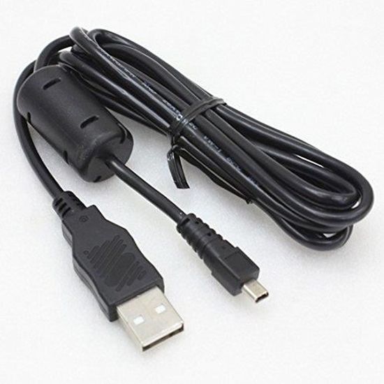 Câble USB De Remplacement Nikon UC-E6 – Pour Coolpix AW Série (AW100) – 1 M Noir – Marque Straße Tech – Neuf