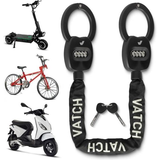 Antivol Menottes TOLI AND CO - Pour Trottinette, Vélo, Scooter - Noir - NEUF