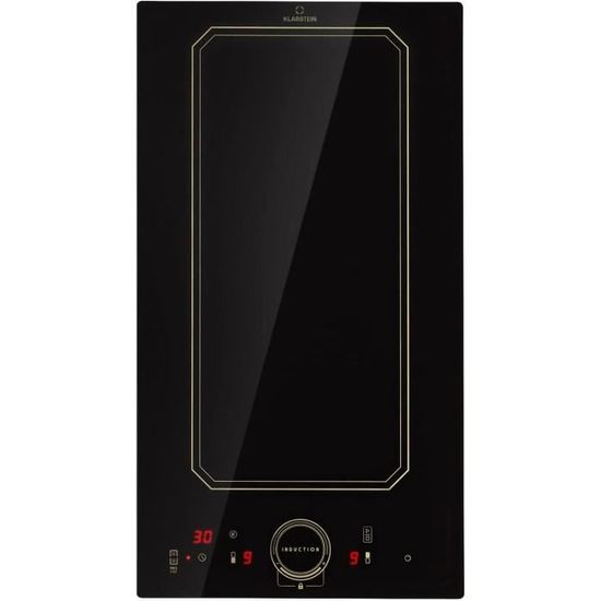 Klarstein Plaque Induction Electrique, Double Plaque Chauffante, Plaque